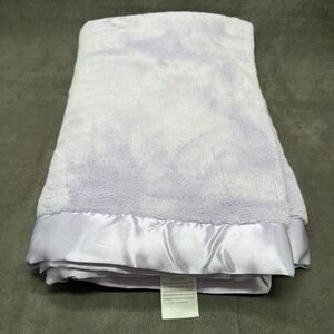Koala Baby Lavender Purple Thick Baby Blanket Satin Trim
